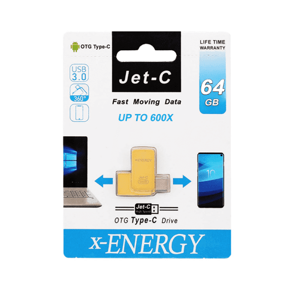 فلش ایکس انرژی مدل JET-C ظرفیت 64 گیگ XENERGY-JET-C