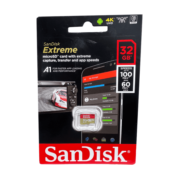 مموری سن دیسک مدل Extreme ظرفیت 32 گیگ SanDisk-Extreme